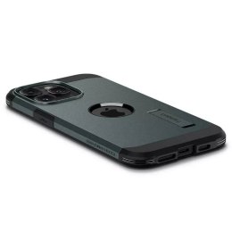 Etui Spigen Tough Armor MagSafe z podstawką na iPhone 15 Pro Max - zielone