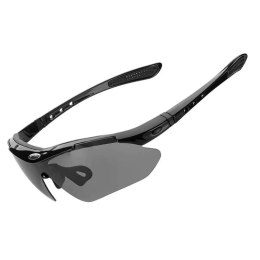 Okulary rowerowe Rockbros 10143 fotochromowe UV400 - czarne