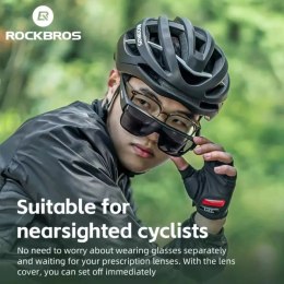 Okulary rowerowe Rockbros SP304 polaryzujące - szare