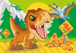 Puzzle 2x20 elementów Super Kolor Jurassic World