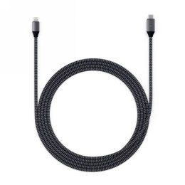Satechi - kabel USB-C - lightning 29W, 480Mbps, 1.8m (space gray)