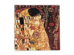 Talerz dekoracyjny - G. Klimt, Pocałunek 13x13cm