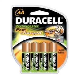 DURACELL RECHARGEABLE Ni-MH AA 2400mAh STAY CHARGED DX1500 4BATT/BL