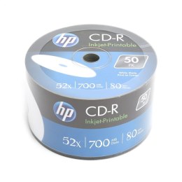 HP CD-R 700MB 52X WHITE FF INKJET PRINTABLE SP*50 14223 / 69301