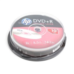 HP DL DVD+R 8.5GB 8X CAKE*10 13869