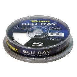 TRAXDATA BD-R BLU-RAY 25GB 4X FF PRINT. CAKE*10 90L753ITRA006