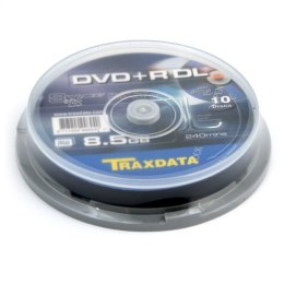 TRAXDATA DVD+R 8,5 GB 8X DOUBLE LAYER CAKE*10 906753ITRA003