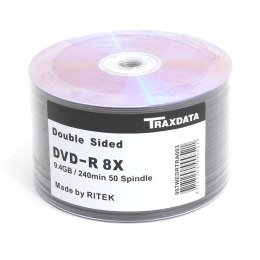 TRAXDATA DVD-R 9,4GB 8X DOUBLE-SIDE SP*50 907WEDRTRA003
