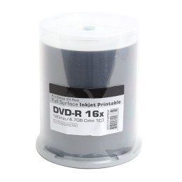 TRAXDATA RITEK DVD-R 4,7GB 16X PRO HI-RES WHITE INK-PRINT CAKE*100 907C1016IPROP