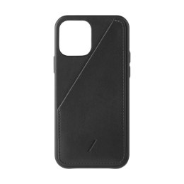 Native Union Card - skórzana obudowa ochronna do iPhone 12 mini z kieszenią na kartę (czarna)