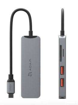 Adam Elements Casa Hub A05 - hub USB-C do 5 urządzeń (USBA-A 3.1 x2, HDMI, microSD/SD)