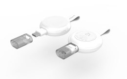 Adam Elements Omnia A1 - bezprzewodowa magnetyczna ładowarka do Apple Watch USB-C (white)