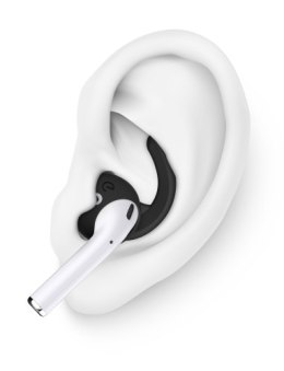 KeyBudz EarBuddyz - silikonowe nakładki do AirPods 1/2, EarPods (black)