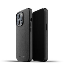 Mujjo Full Leather Case - etui skórzane do iPhone 13 Pro Max (black) [go]