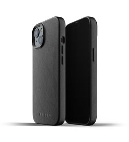 Mujjo Full Leather Case - etui skórzane do iPhone 13 (black)