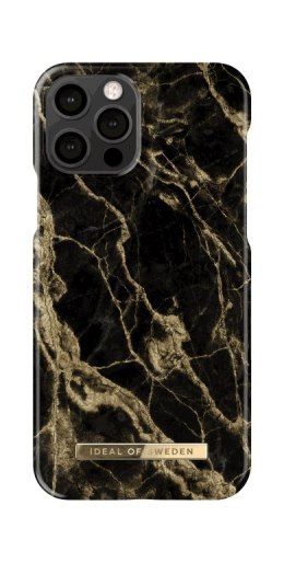 IDeal of Sweden Fashion - etui ochronne do iPhone 12/12 Pro (Golden Smoke Marble) [P]