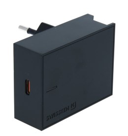 ŁAD SIEC SWISSTEN 25W BLACK + KABEL USB-C/USB-C 1,2M