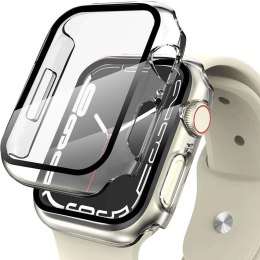 Etui ze szkłem do smartwatcha Defense360 obudowa + szkło do Apple Watch 7 41mm Clear