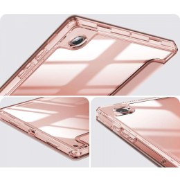 Etui z klapką Infiland Rugged Crystal do Samsung Galaxy Tab A8 10.5 X200 / X205 Rose Gold