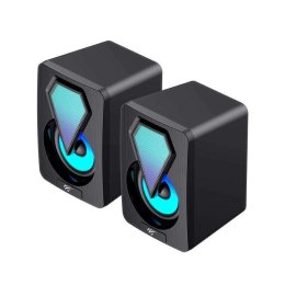 Głośniki komputerowe Havit SK210mini PRO 2.0 RGB (czarne)
