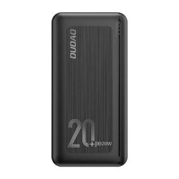 Dudao powerbank 20000 mAh Power Delivery 20 W Quick Charge 3.0 2x USB / USB Type C noir (K12PQ + noir)