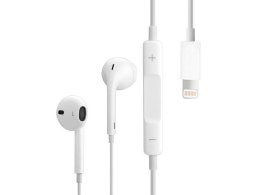 Słuchawki Apple EarPods MMTN2ZM/A ze złączem Lightning białe