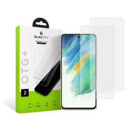 Szkło hartowane GlasTIFY OTG+ 2-Pack do Samsung Galaxy S21 FE Clear