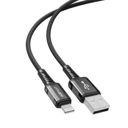 Câble Acefast MFI USB - Lightning 1.2m, 2.4A noir (C1-02 noir)