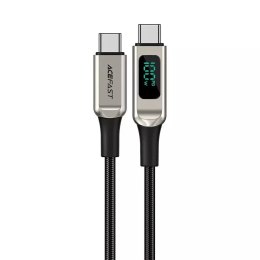 Câble Acefast USB Type C - USB Type C 2m, 100W (20V / 5A) argent (C6-03 argent)