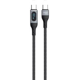 Câble Dudao USB Type C - USB Type C charge rapide PD 100W noir (L7MaxC)