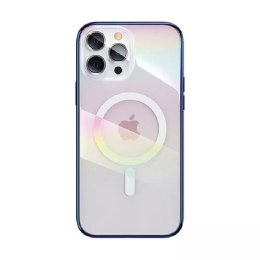 Kingxbar PQY Nebula Series Coque magnétique pour iPhone 13 Pro Max Coque Violet (compatible MagSafe)