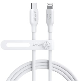 Kabel Anker 541 Eco-friendly USB-C do Lighting 0.9m biały