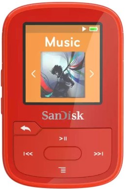 ODTWARZACZ SANDISK MP3 32GB CLIP SPORT PLUS - Czerwony