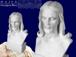 Popiersie Jezusa - alabaster grecki
