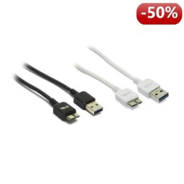 G&BL Kabel do ładowania i synchronizacji danych, USB A M- Micro USB 3.0 M, 1m, czarny