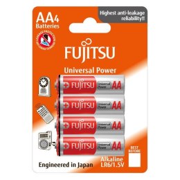 FUJITSU Bateria alkaliczna, LR6 AA, 1.5V, 4szt, blister