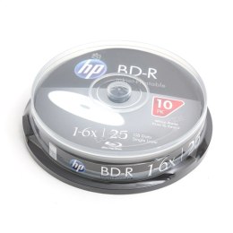 HP BD-R 25GB 6X WHITE FF InkJet Printable CAKE 10 14245