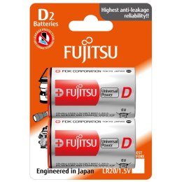 FUJITSU Bateria alkaliczna LR20 D, 1.5V, 2szt, blister