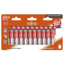 FUJITSU Bateria alkaliczna LR6 AA, 1.5V, 20szt, blister