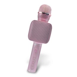 Maxlife mikrofon z głośnikiem Bluetooth MX-400 różowy