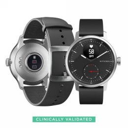 Withings Scanwatch - zegarek z funkcją EKG, pomiarem pulsu i SPO2 oraz mierzeniem aktywności fizycznej i snu (42mm, black)