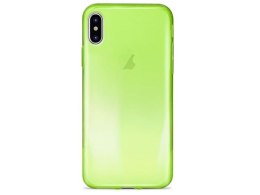 Etui PURO 0.3 Nude Apple iPhone X/Xs Fluo Green