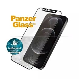 PanzerGlass E2E Microfracture pro iPhone 12/ 12 Pro CamSlider Case Friendly Antibakteriální černá/černá