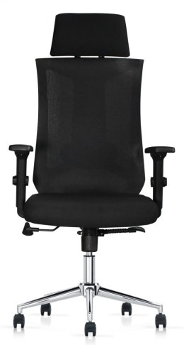 OUTLET Fotel ergonomiczny ANGEL biurowy obrotowy milanO czarny