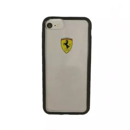 Obal na telefon Ferrari Hardcase iPhone 7/8 /SE 2020 / SE 2022 transparentní/černý