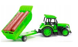 Duży Zdalnie Sterowany Traktor z Przyczepą AKU