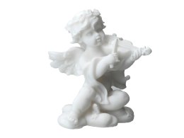 Aniołek grający na skrzypcach - alabaster grecki