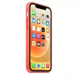 Originální ochranné pouzdro Apple MHL03ZM/A pro Apple iPhone 12/12 Pro MagSafe Pink Citrus/Pink Citrus silikonové pouzdro