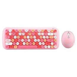 Sada bezdrátové klávesnice MOFII Candy 2,4G (růžová)