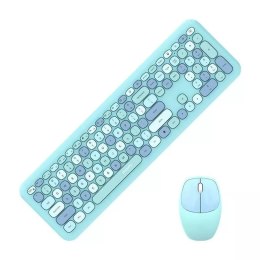 Sada bezdrátové klávesnice MOFII 666 2,4G (modrá)